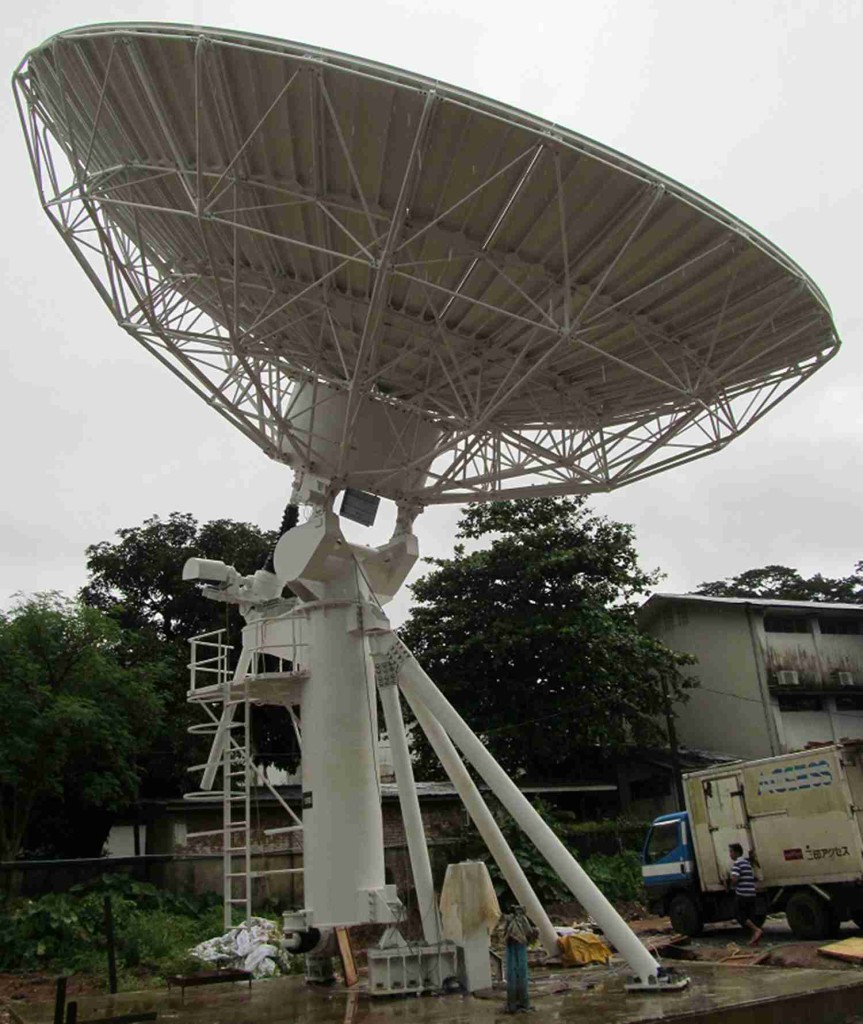 11.3M big satellite dish antenna