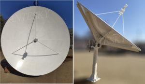 3.0m TVRO antenna with Insat C-band feed