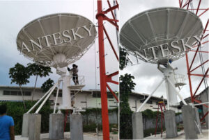 6.2m Antenna in South America