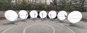 7 sets of 1.2m flyaway antennas