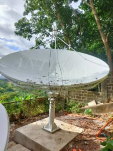 Antesky 3.7m Receive Only antenna in Philippines