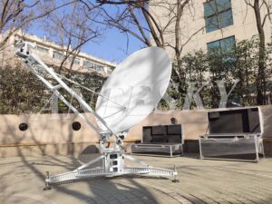 1.8m ka band receive only flyaway antenna