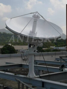2.4m motorized VSAT antenna in Hong Kong