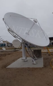 4.5m earth station antenna in Peru