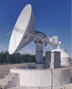 4.5 M C & Ku Dual-Band satellite antenna