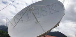 Antesky 5.3m antenna reflector and feed system